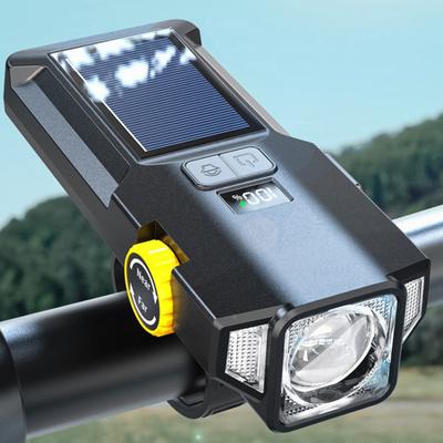 Phare de vélo Zoom Réglable Rechargeable Léger Étanche VTT Route Vélo de Montagne Avertissement Éclairage Avant COB pour Conduite de Nuit