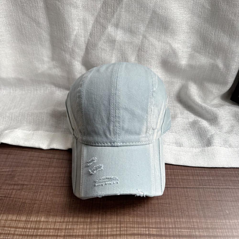 

Cotton Distressed Cap Vintage Baseball Cap New Design Unisex Hat светло-синий