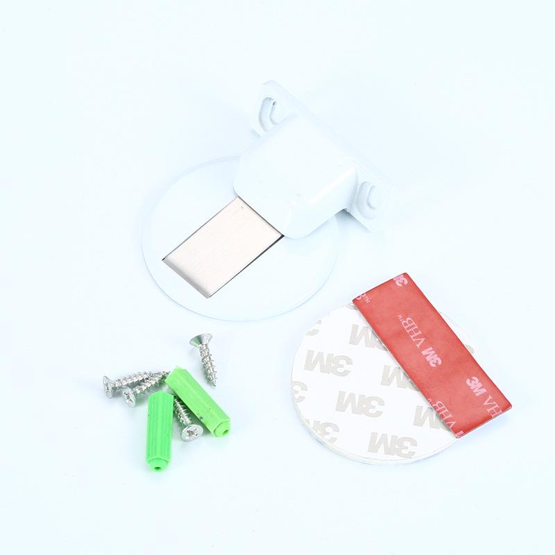 Magnetic Floor Door Stopper: Invisible, Silent, Anti-Collision, Punch-Free Design