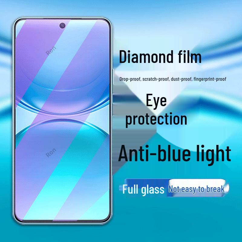 Pellicola in Vetro Temperato Vivo Y500 5G Anti-Luce Blu Schermo Intero - Antiesplosione, Anti-Caduta, Protezione HD