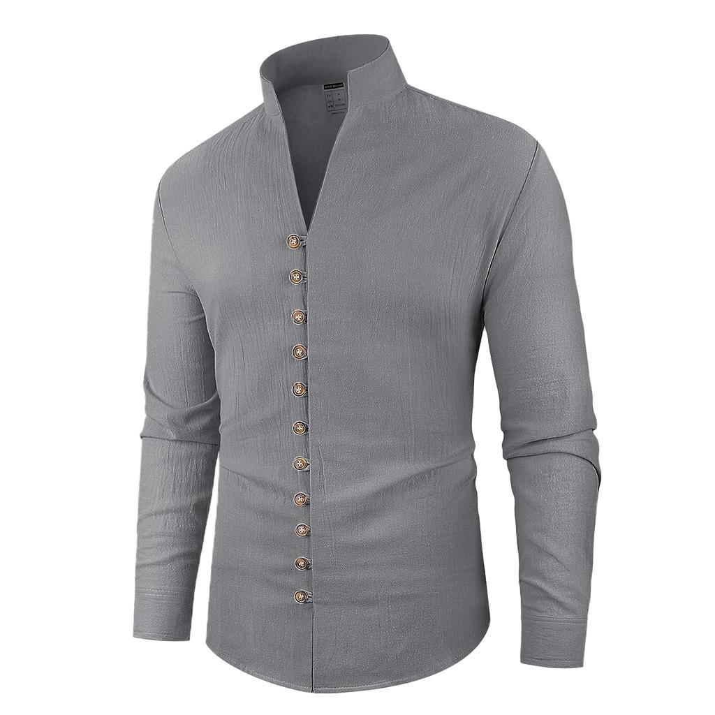 Herrenhemden Lässige Button-Down-Hemden Baumwollhemden Langarmhemden Businesshemden Hemden für Herren Arbeitshemden Hemden Lässige Hemden