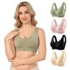 Seamless Wireless Sports Bra for Women - European & American Style with Fixed Cups