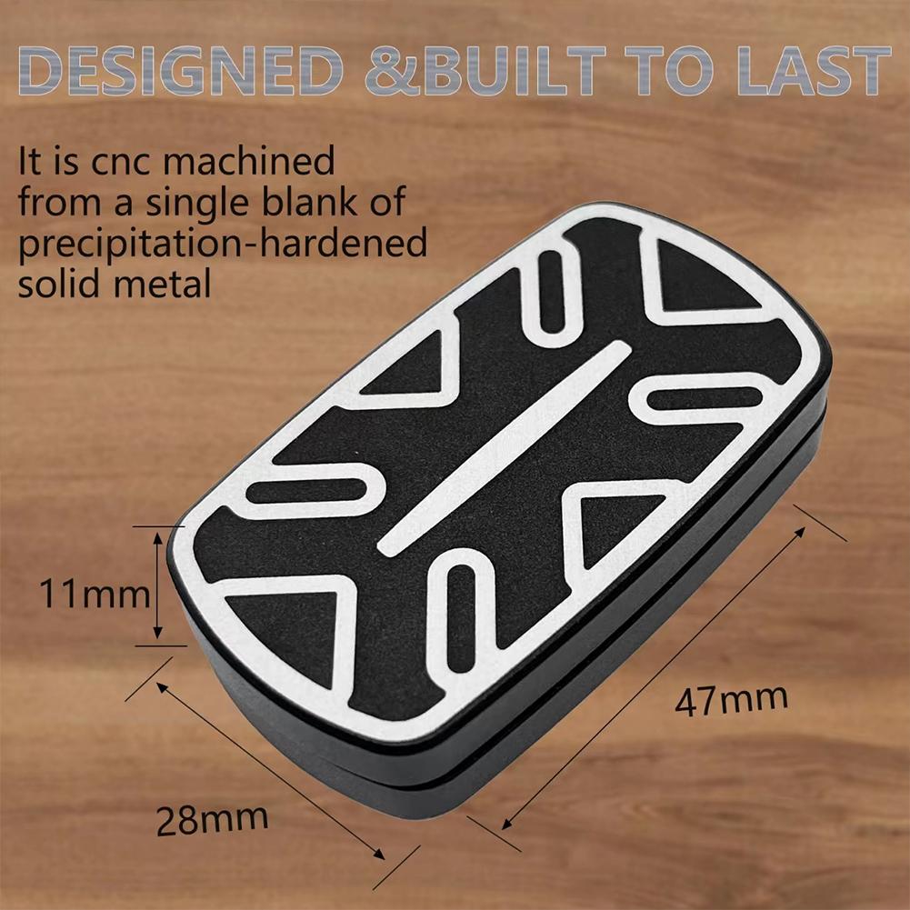 Irregular Pattern Fidgets Sliders Aluminium Alloy Fidgets Sliders Personalized Stress Relief Anti-Slip Texture Push Card Toy