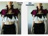 Double-Layer Goose Feather Shawl: Party Vest & Cowl