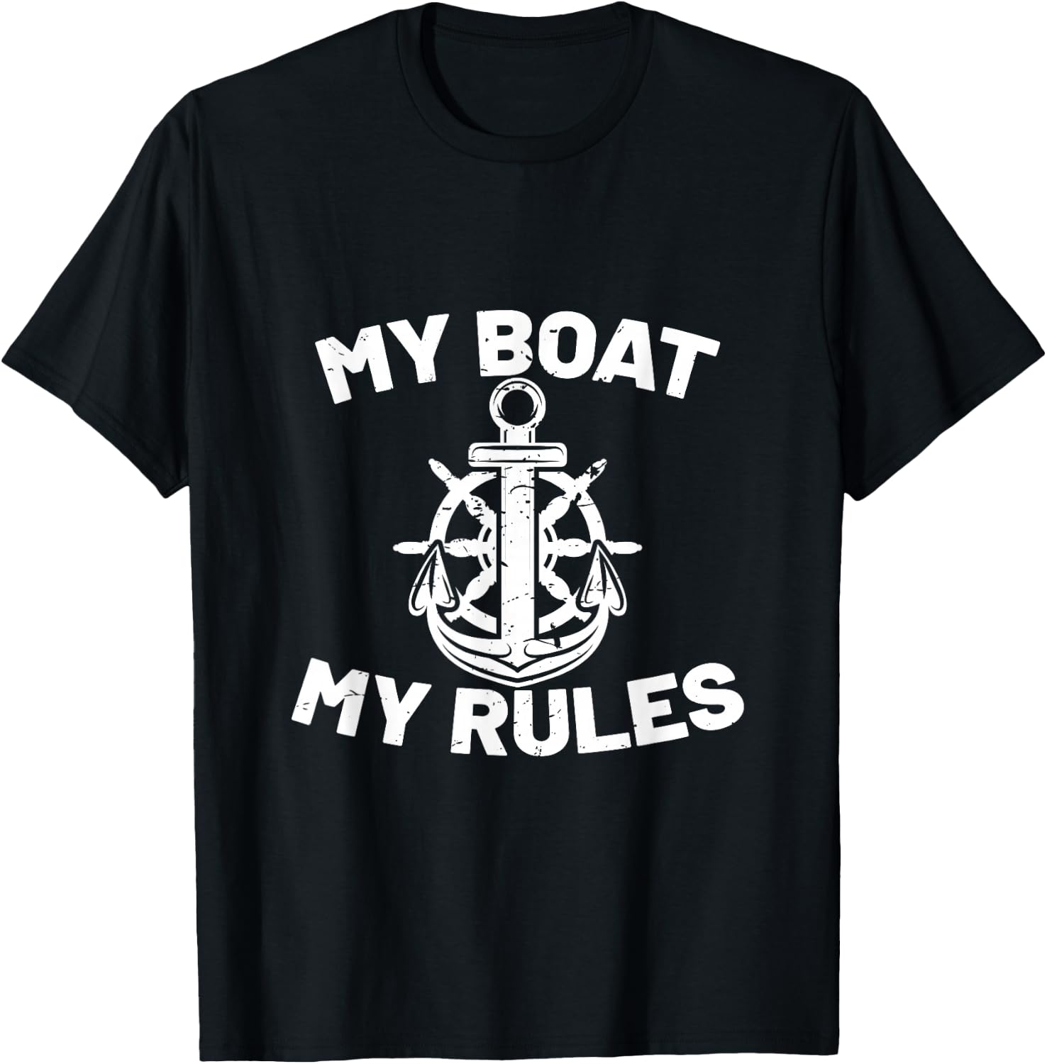 My Boat My Rules! Leisure Captain Fun T-Shirt Unisex T-Shirt S