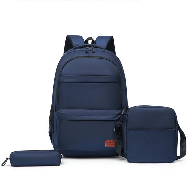 

School bag large capacity backpack versatile student school bag junior high school college student campus backpack leisure computer bag male