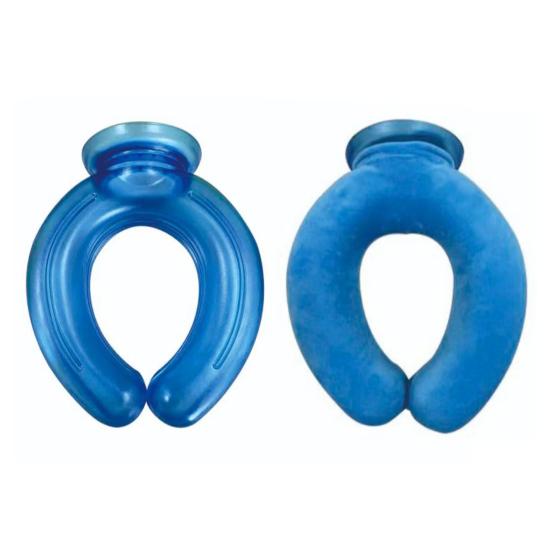 Neck Cooling Ice Pack with Velvet Cover U-shaped Cold Hot