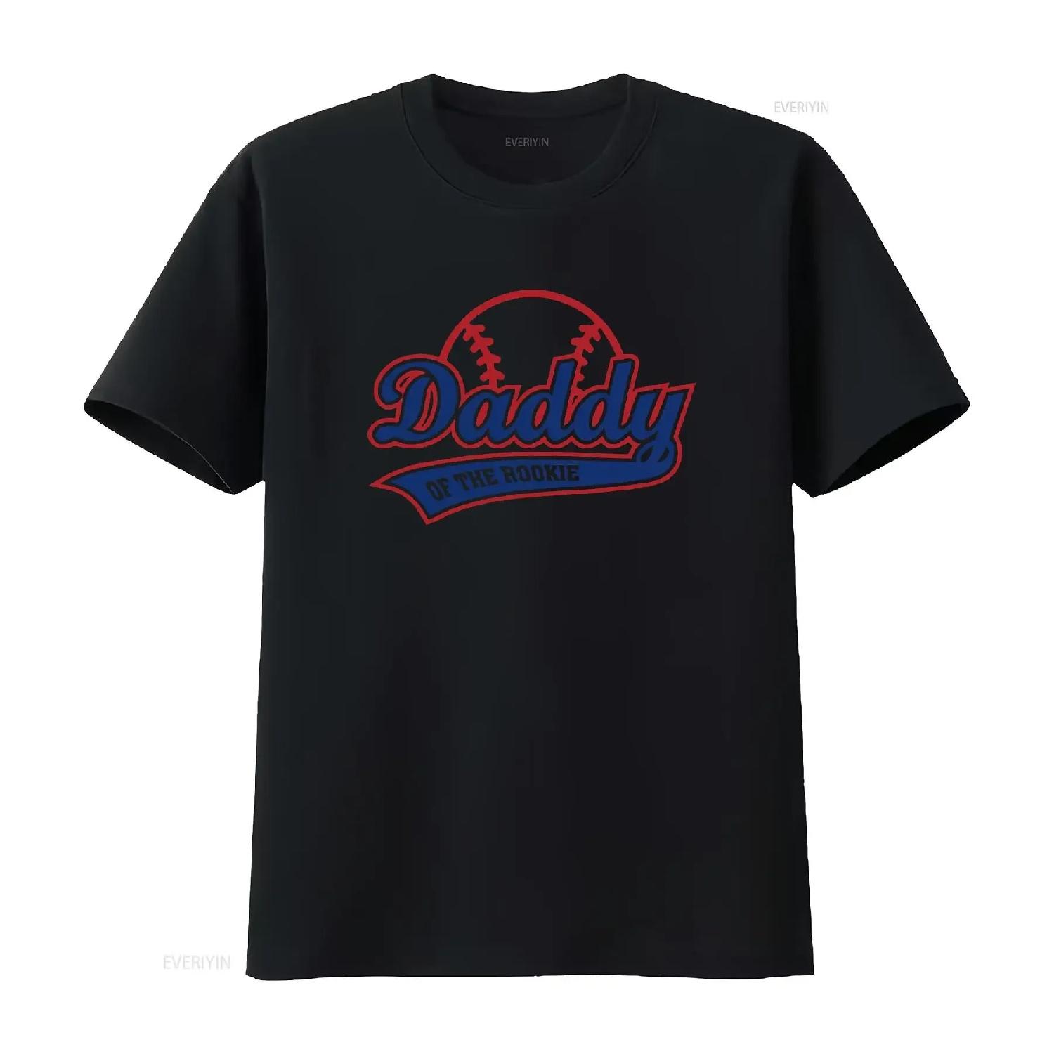

Funny Retro Baseball Daddy of the Rookie T Shirt SweaT 19305 vintage Washed Breathable Unisex graphic Versatile XXXXXL різнокольоровий