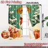 2pcs,Curtains Cute Dog Christmas Gifts (3) Chic Curtains Versatile Polyester Curtains All Seasons Decorative for Bedroom, Living