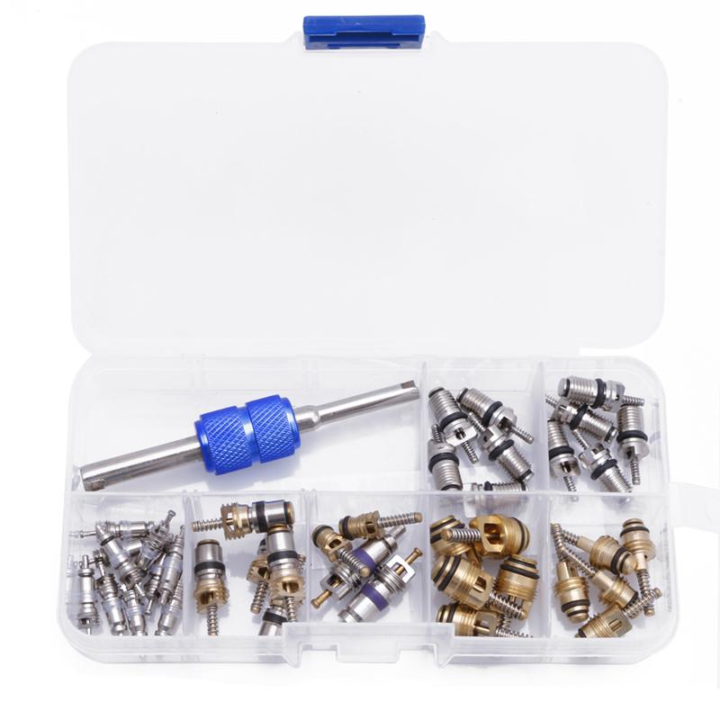 R12 R134A Car Air Conditioning A/C Tire Valve Stem Core Remover Tool Kit 39Pcs/set Dropship