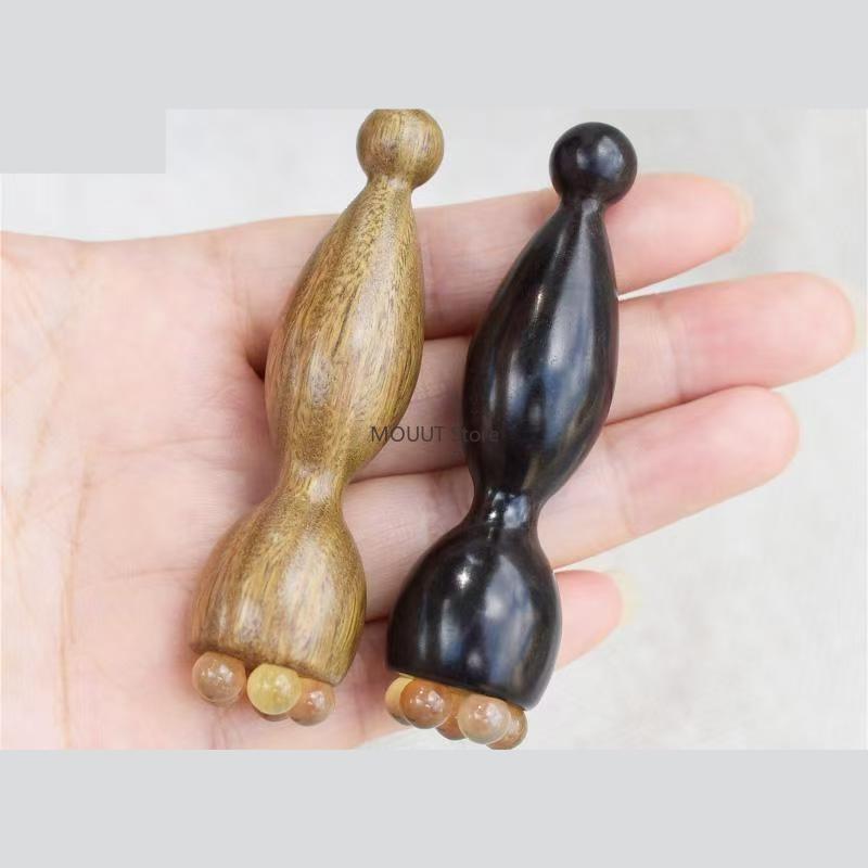 Seedpod Shape Massager Facial Physiotherapy Tool Smooth Face Massage Tools Resin Gua Sha Face Skin Care Massage Sticks Lotus