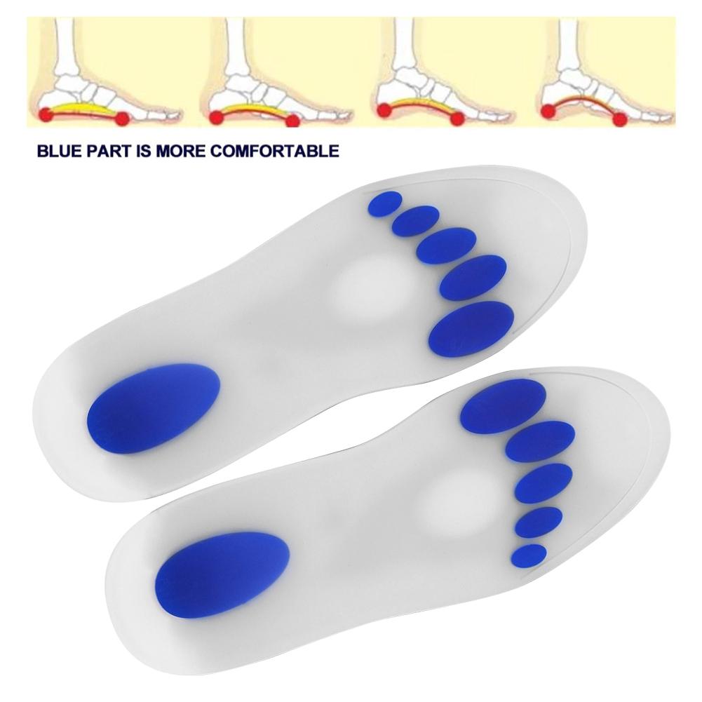 Silicone Insoles Effective Pain Relief For Plantar Fasciitis Heel Spurs Arch Pain For Everyday Wear