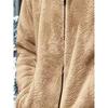 Men's Zipper Jacket Solid Color Zipper Hat Casual Autumn Winter Clothing