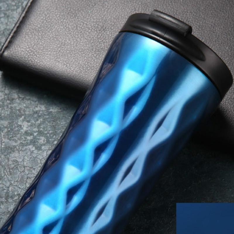 1PC 500ml Stainless Steel Car Coffee Mug Cup Travel Tea Mug Thermal Water Bottle Tumbler Insulated Bottle