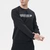 Fila Athletics Logo Print Pullover Crewneck Sweatshirt Men Sweatshirt Deep-Black A11M141204F-BK