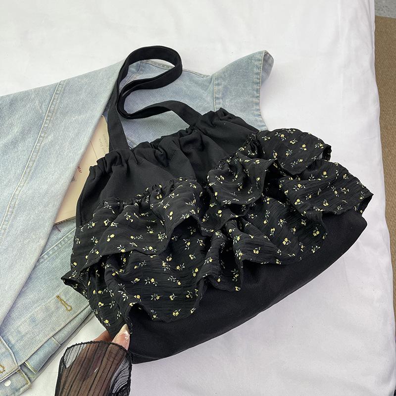Summer Niche Fresh and Sweet Fashion Niche Women 2025 New Fashion Foreign Style Large Capacity Commuter Tote Bag