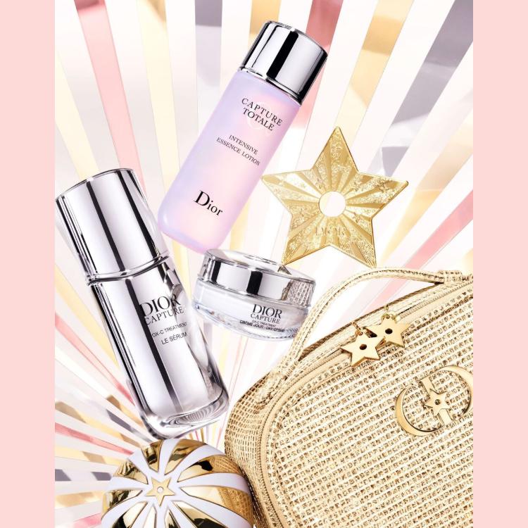 Dior Lotion+Serum+Day Cream+Makeup Bag Skincare Set, Old Version