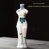 Antique Blue and White Chinese Porcelain Vase - European & American Handicraft for Flower Arrangements