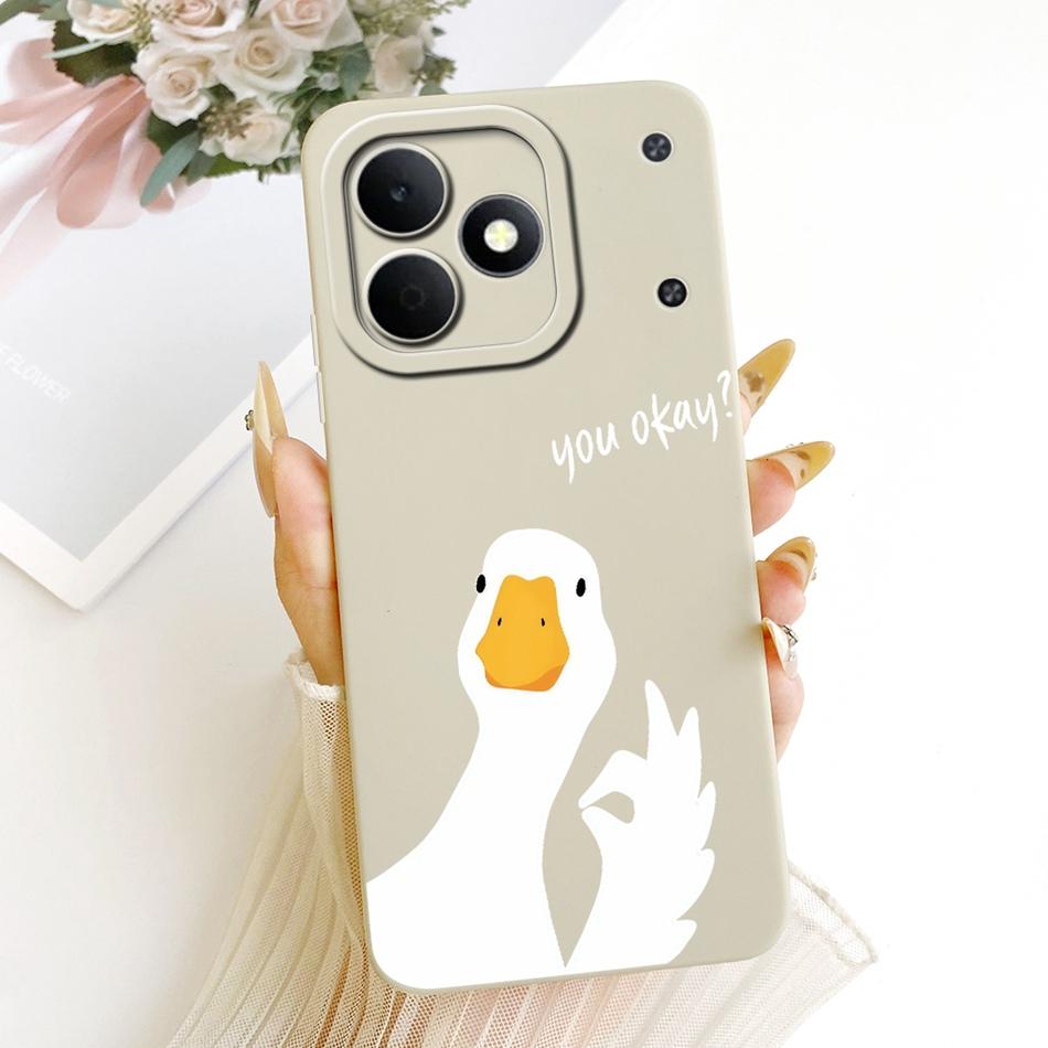 Für Realme Note 80 RMX5388 Niedliche Katze Blume Cartoon Handyhülle Für Realme Note80 4G Weiche Silikonhüllen Stoßfänger