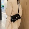 Simple PU Leather Women's Shoulder Bag Fashion Chain Design Purse Handbags Cool Star Crossbody
