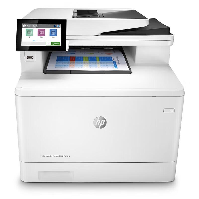 HP E47528f Color Laser Multifunction Printer CN plug (adapter included)