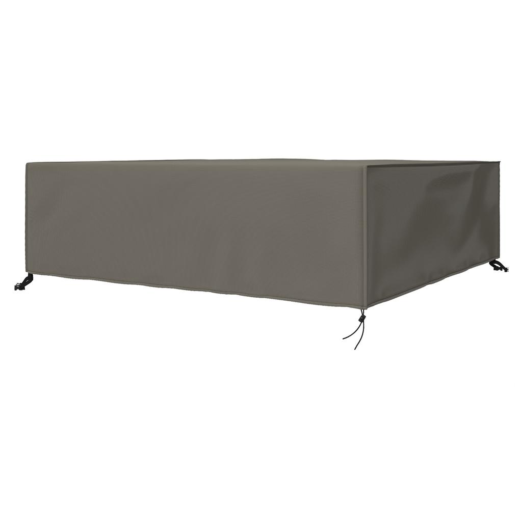 Large Square Patio Garden Furniture Set Cover 600D Oxford Waterproof, 230 X 230 X 70cm, Grey