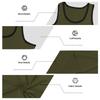 Men's Athletic Tank Top Gym Workout Sleeveless Shirt Moisture Wicking Breathable Stretch Fabric Loose Fit Training Vest