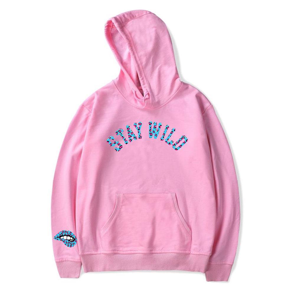 

Ben Azelart Stay Wild Lip Vintage 90s Hoodie Unisex Harajuku Hip-hop Streetwear Fashion Sweatshirt Spring and Autumn Outwear L