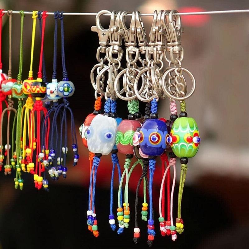 100PCS Lobster Clasp Hook and for Key Rings with Chain and for Keychain Crafts and Jewelry Making DIY Pendant Decor