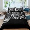Popular Bedroom Bedding Set For Men Super Cool Motorcycle Tractor Bedding Set Luxury 100% Polyester Bed Cover Sets Pillowcases