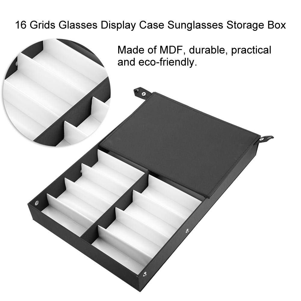 Sunglasses Display Glasses Storage 16 Slots Sunglasses Display Eyeglasses Glasses Display Sunglasses Glasses Storage Holder Box Case, Box, Case,