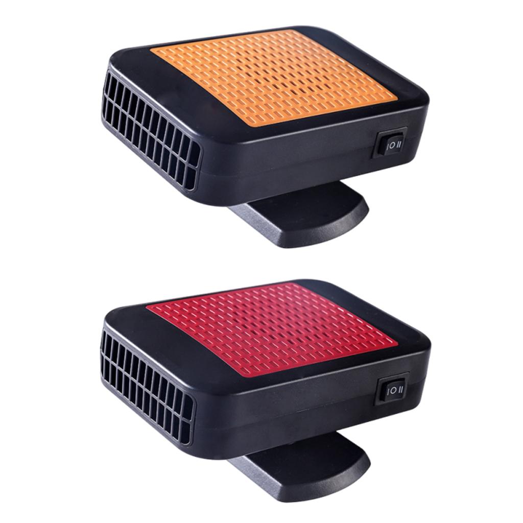12V Small Auto Heater Cup Multi-Purpose Windshield Defogging Fan Lightweight Portable Windscreen Defroster for Car Truck