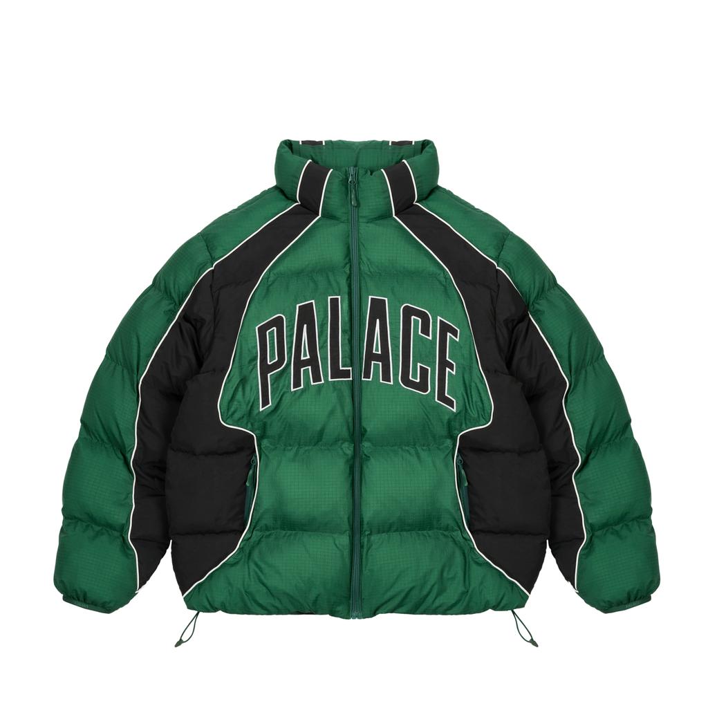 Palace Sport Mit Puffa Racey Green/Black Unisex Outerwear P27JK112
