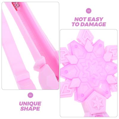 Snowflake with Glowing LED for Kids Princess Party Christmas Halloween Dress Up Role Play Accessory Light Up Fairy
