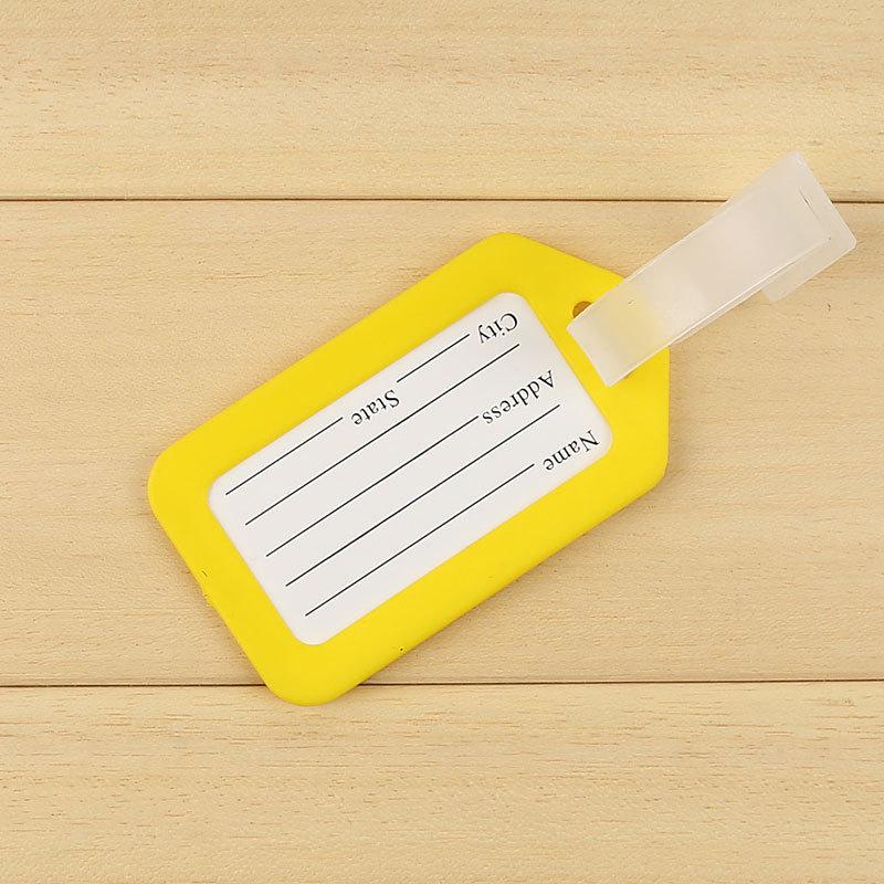 PP Plastic Airplane Boarding Pass Luggage Tag - Suitcase & Bag Name Label Accessory