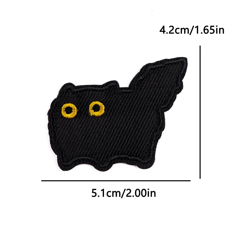 Cute Cat Duck Animal Cartoon Iron On Embroidery Patch for Kids Clothing Backpack Jacket School Bag Kawaii Design Decoration