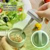 1Pcs Sealed Glass Seasoning Jar Quantified Moisture-proof Salt Storage Container With Spoon Seasoning Box Restaurant Fresh