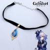 Anime Game Genshin Impact Furina De Fontaine Cosplay Bracelet  Focalors Unisex Beads Chain Pendant Bracelets Jewelry Accessories