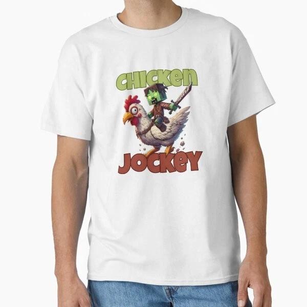 Chicken Jockey Classic TShirt Made In UsaAus TShirt S2xl S