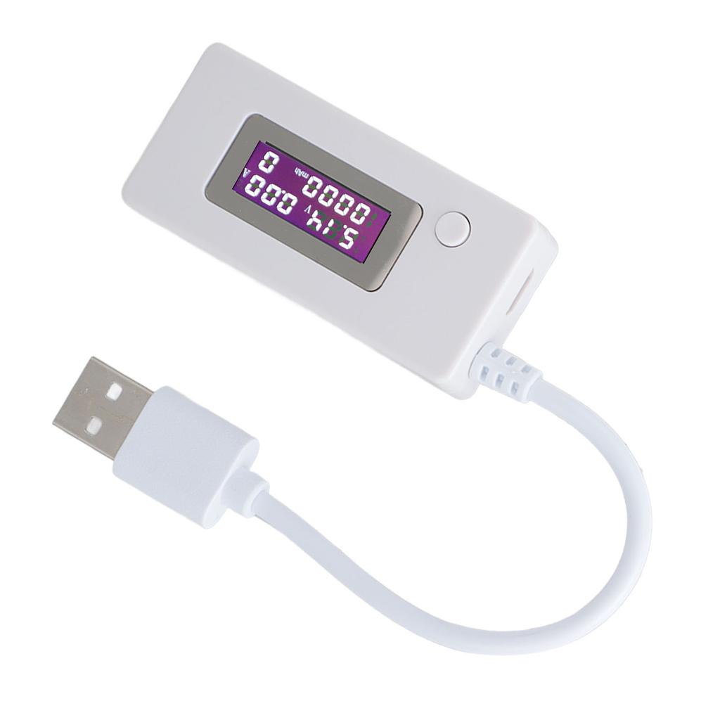 USB Charger Detector High Accuracy Plug and Play Portable USB Voltage Current Power Meter for Phone
