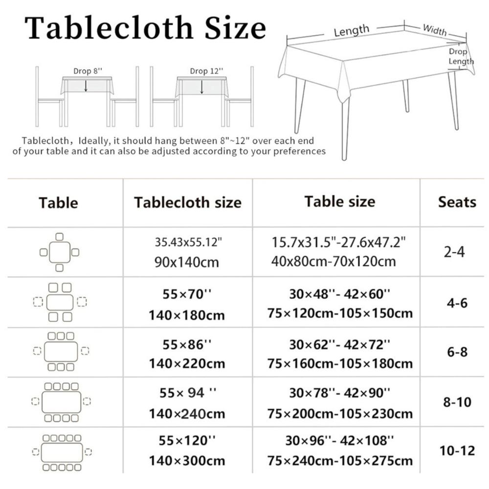 Geometric Waves Rectangle Table Cloth for Table Decor Kitchen Dining Waterproof Reusable Tablecloth for Tables Party Picnic