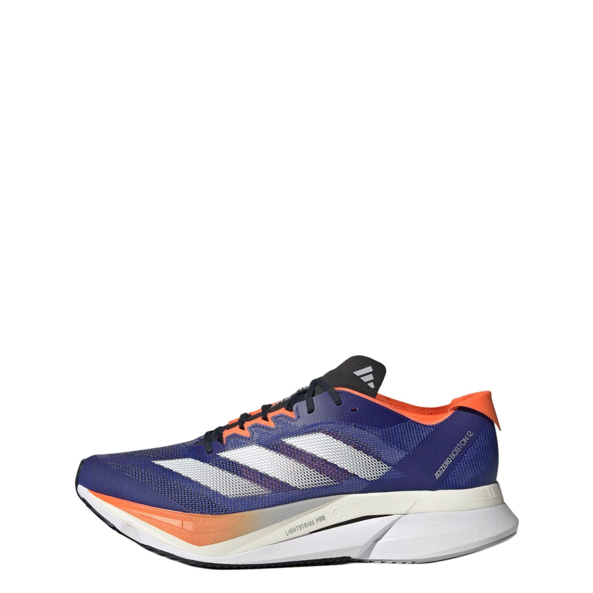 

Adidas Adizero Boston 12 Versatile Comfortable Slip-Resistant Durable Low-Top Running Shoes Men sneaker Blue JI4475 44⅔