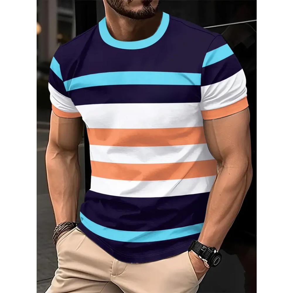 3D Printed T Shirts Summer Breathable O-Neck Tops Short Sleeve Tees