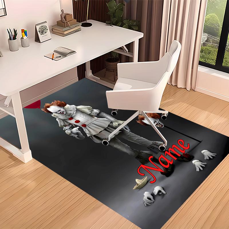Custom personalization Pennywise the Dancing Clown Print Area Rug - Soft, Washable Non-Slip Indoor Mat,Living Room,Home&Office Decorative Rug