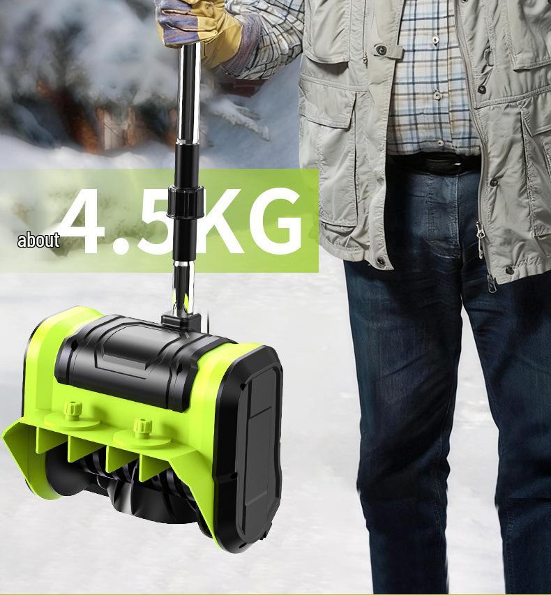 Foldable High-Power Rechargeable Snow Sweeper and Shovel