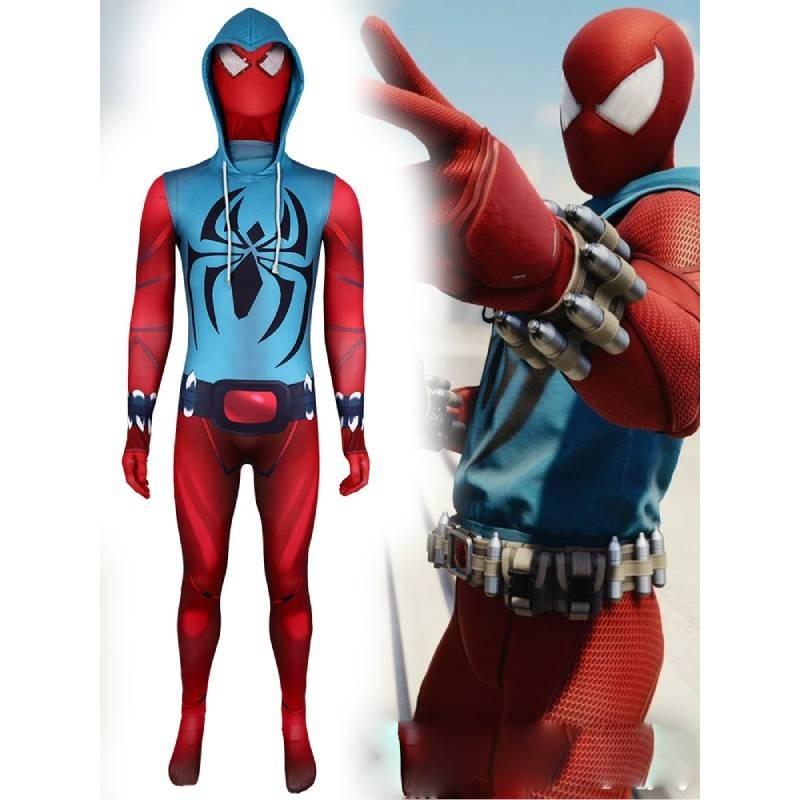 Scarlett Spider-man Cosplay Costume For Adults Premium Polyester Spandex Fabric