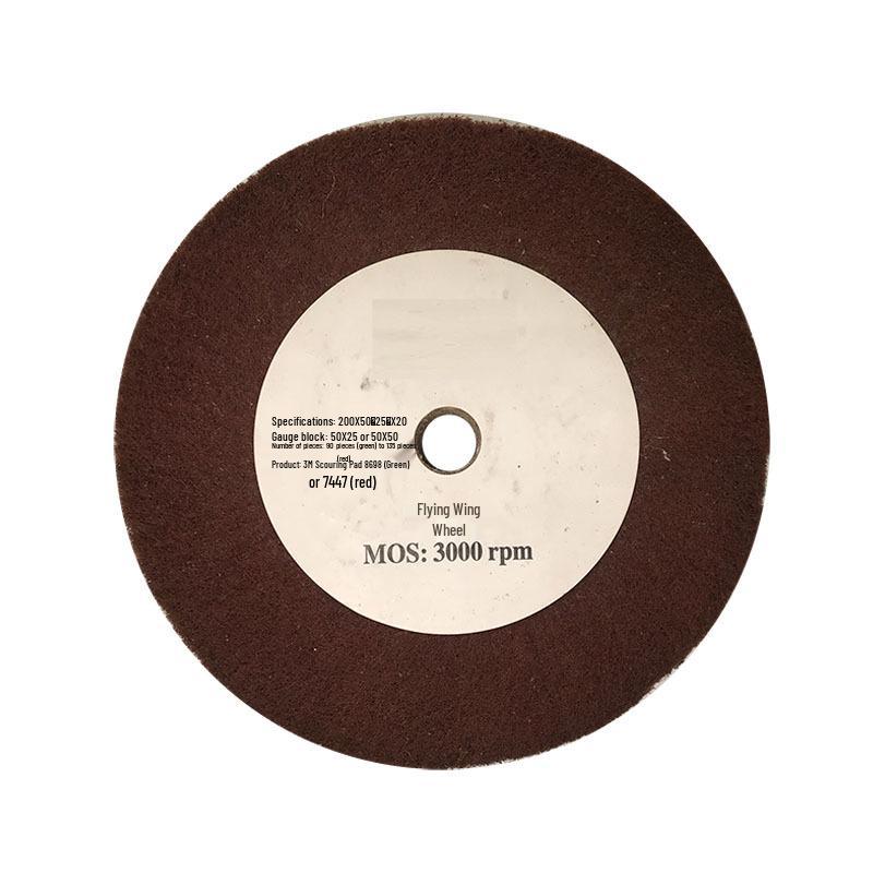 Stainless Steel Sanding Pad: Red/Green Polishing Flywheel