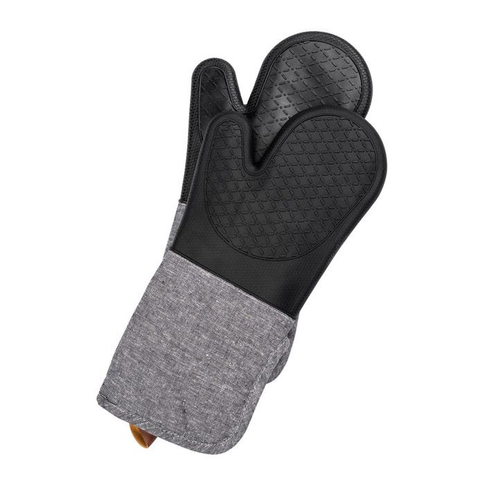 Ustensiles de cuisine - WENKO - 55041100 - Gants de cuisine - Noir - 2 pièces