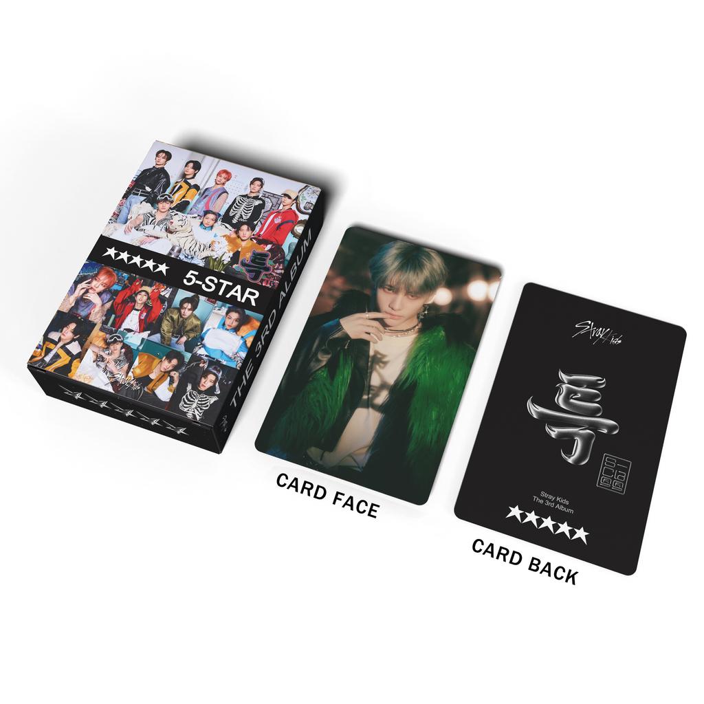 Straykids 55Pcs Lomo Card New Album Small Card 5-Star Huang Xuanchen Peripheral Collection Card Lomo Small Card