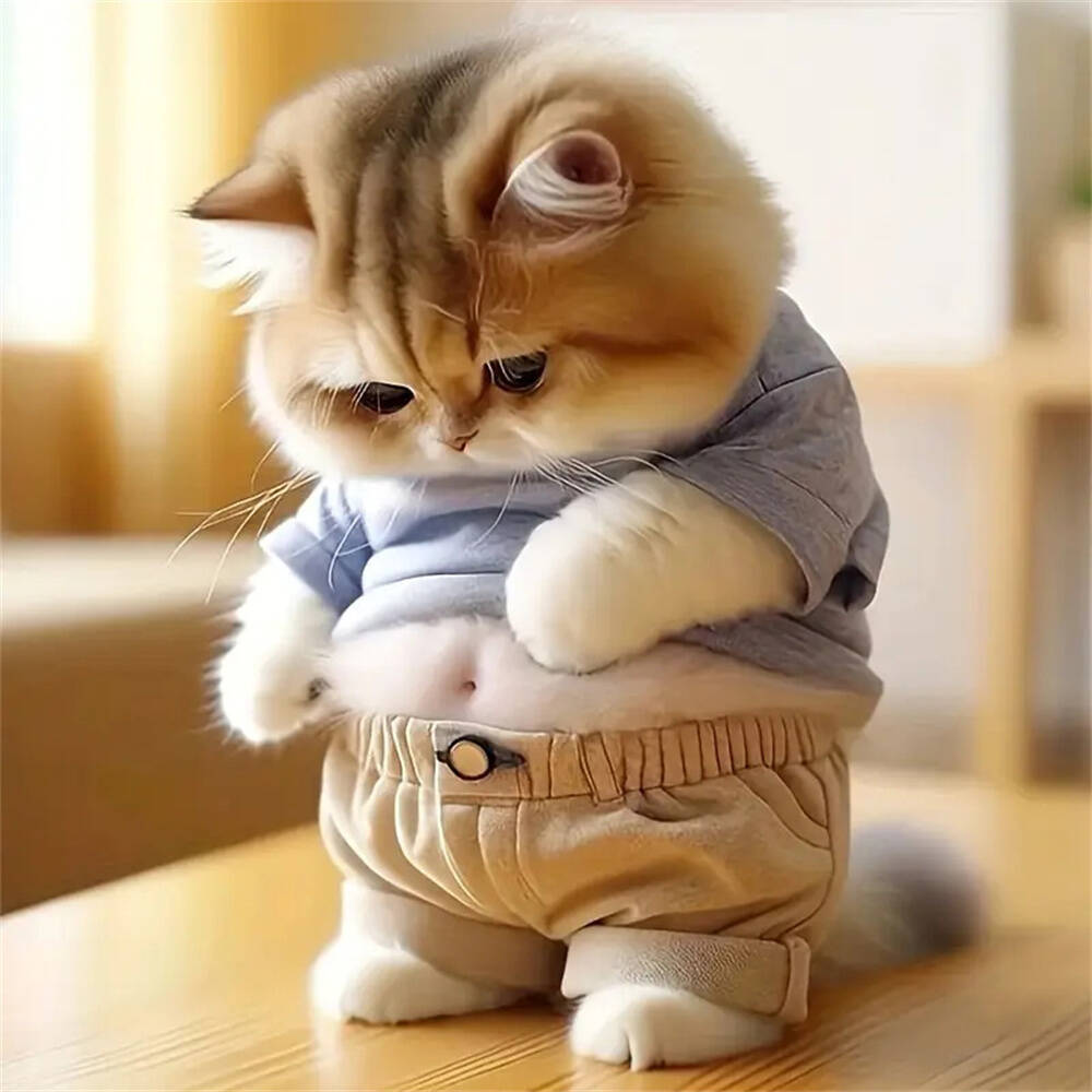 Diamond Art Painting Cat Animal Pet Full Round Diamond Mosaic Handmade Arts and Crafts Home Decoration